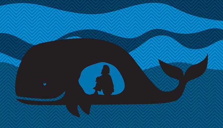 Jona im Bauch des Wals